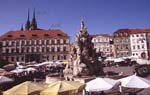 Brünn: Krautmarkt mit Brunnen